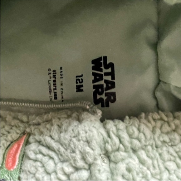 Grogu Baby Yoda Sherpa Jacket - Picture 2 of 2